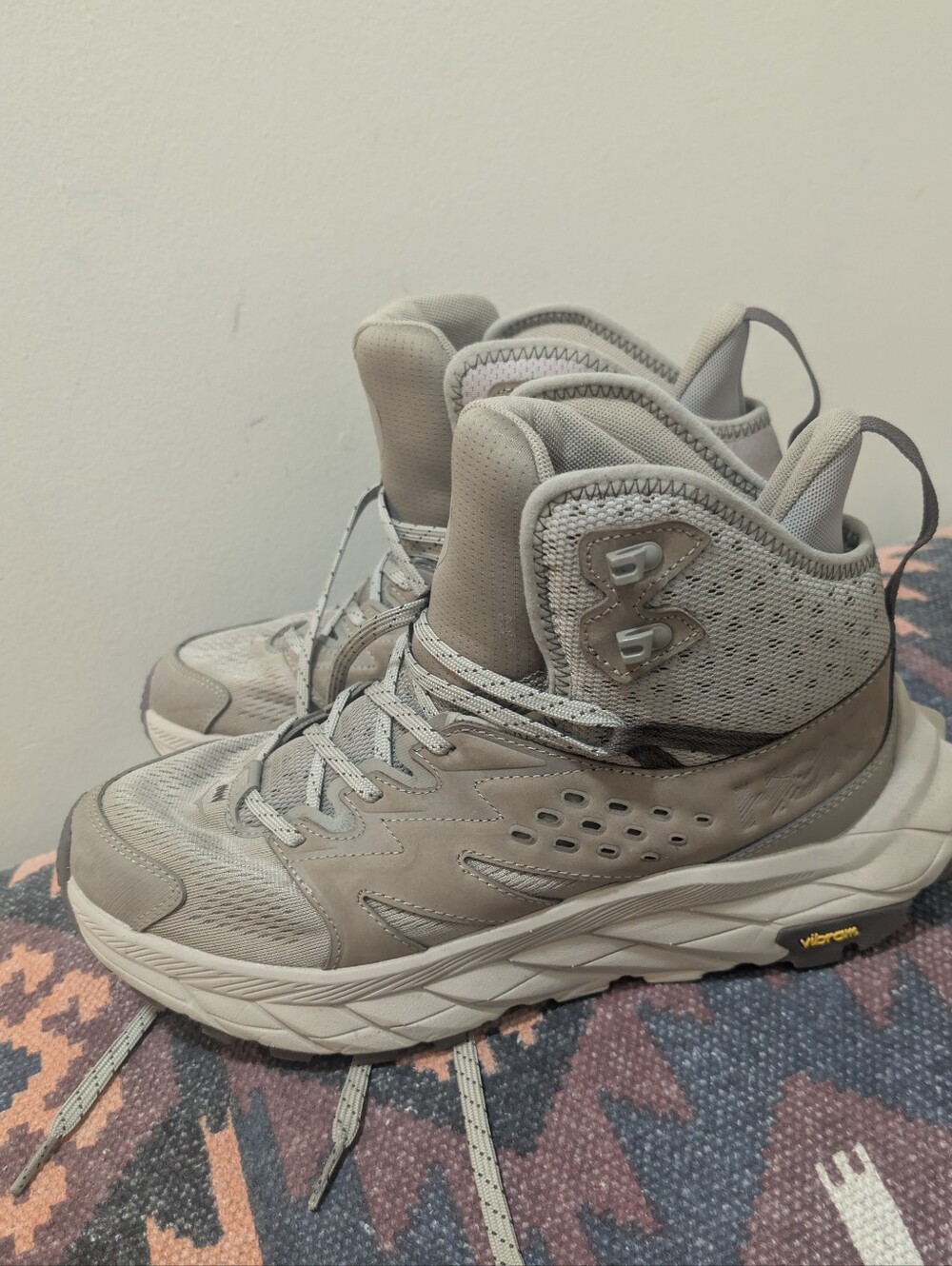 HOKA Anacapa Breeze Hiking Boots — Light Taupe - Picture 9 of 13